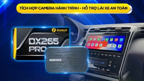 Android Box Zestech DX265 Pro tích hợp camera hành trình, bảo hành 2 năm